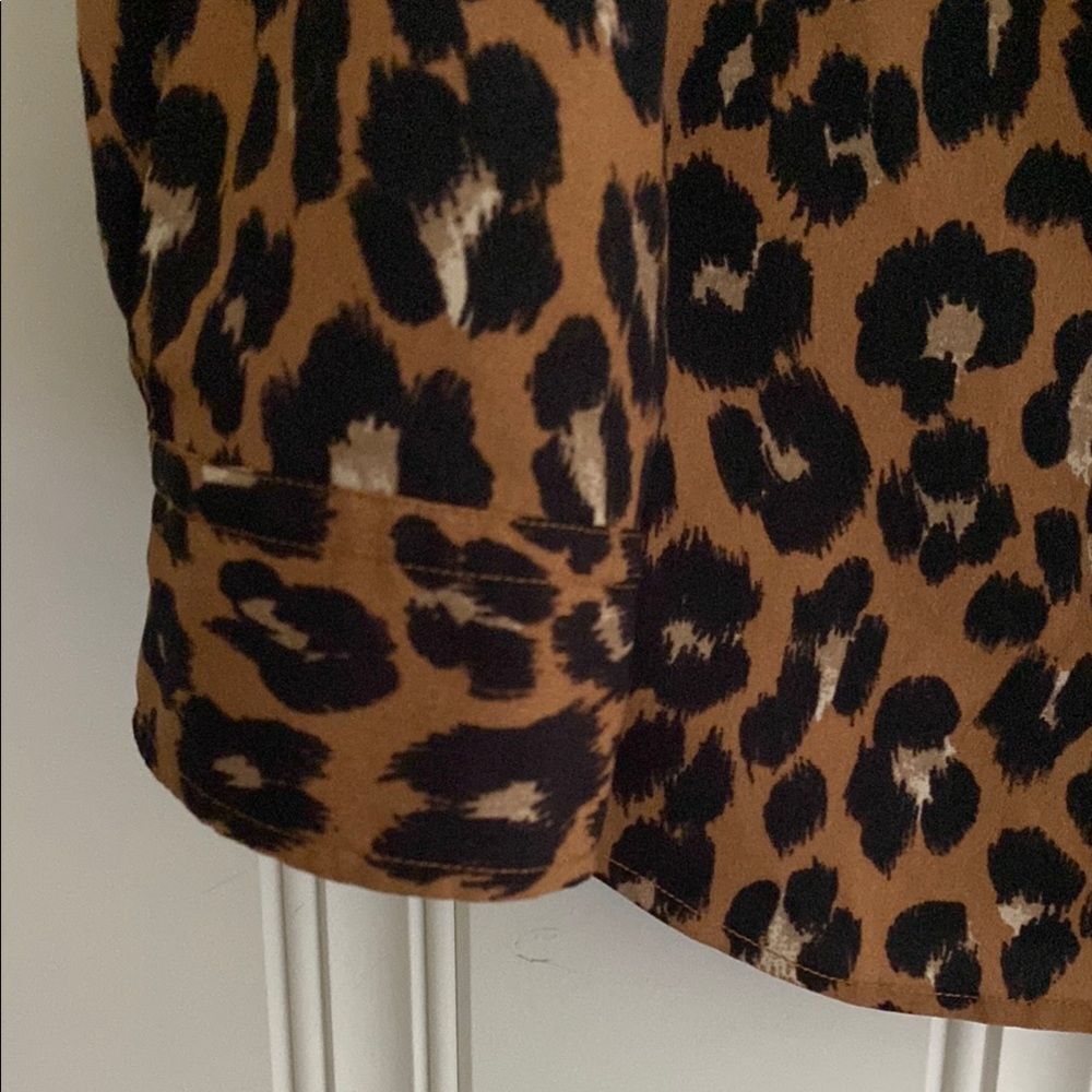 Talbots Brown Tan Long Sleeve Button Down Shirt - Picture 4 of 5